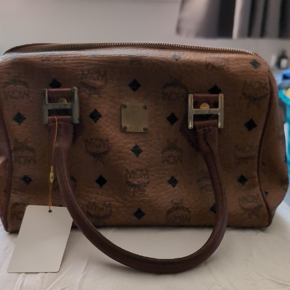MCM Brown Leather Handbag